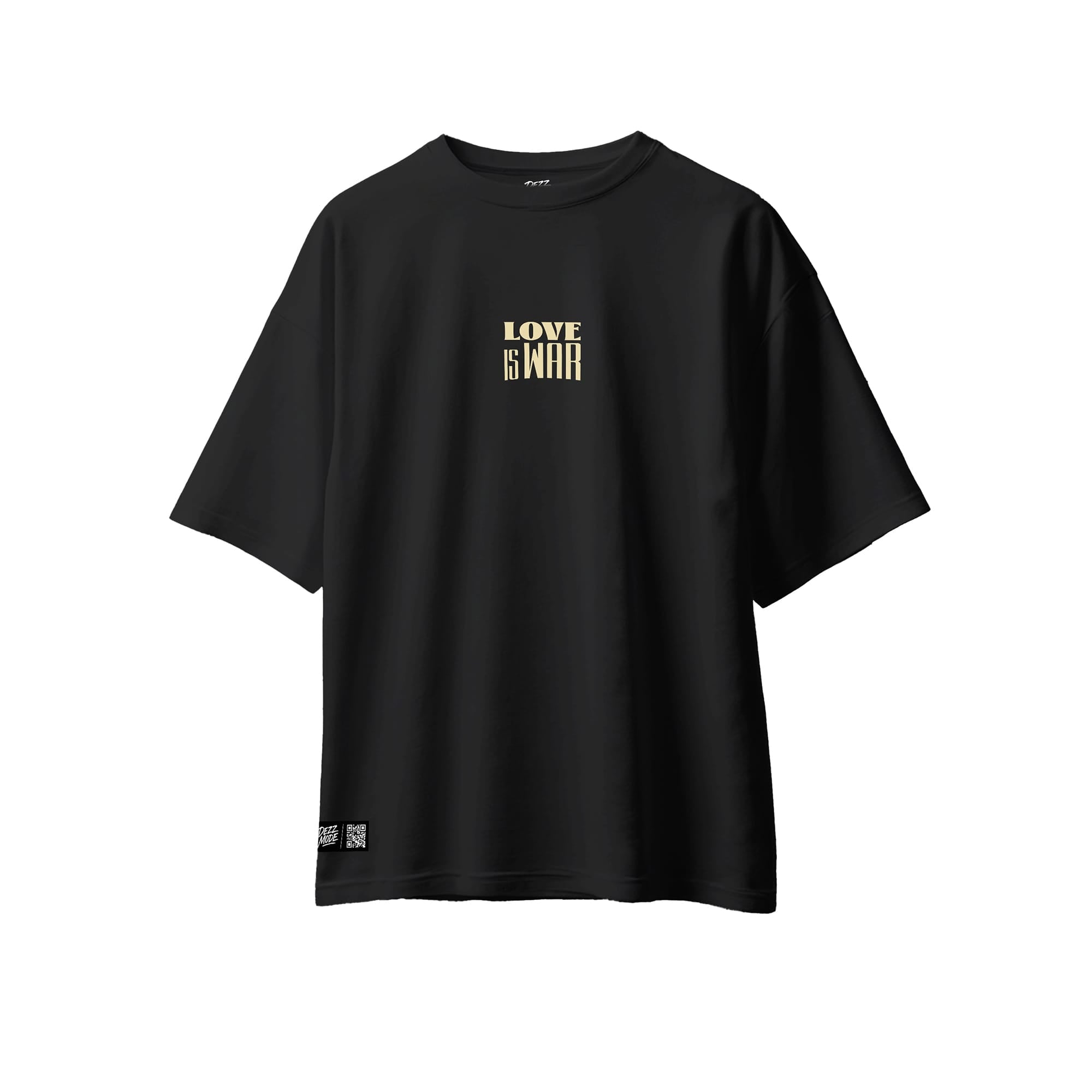 LOVE IS WAR BLACK (OVERSIZE TEE)