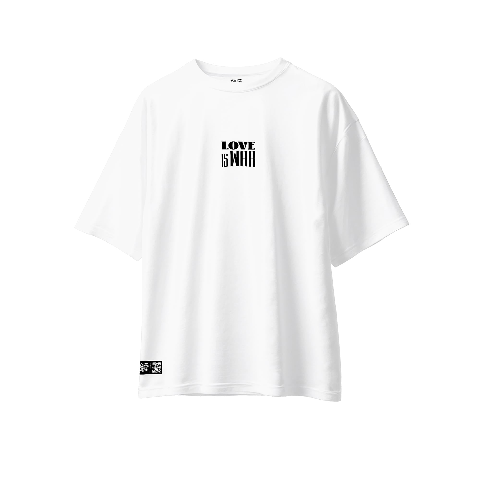 LOVE IS WAR WHITE (OVERSIZE TEE)
