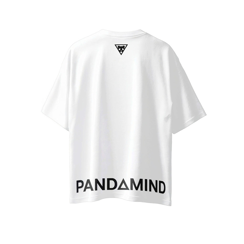 PAND∆MIND GASH WHITE (OVERSIZE TEE)