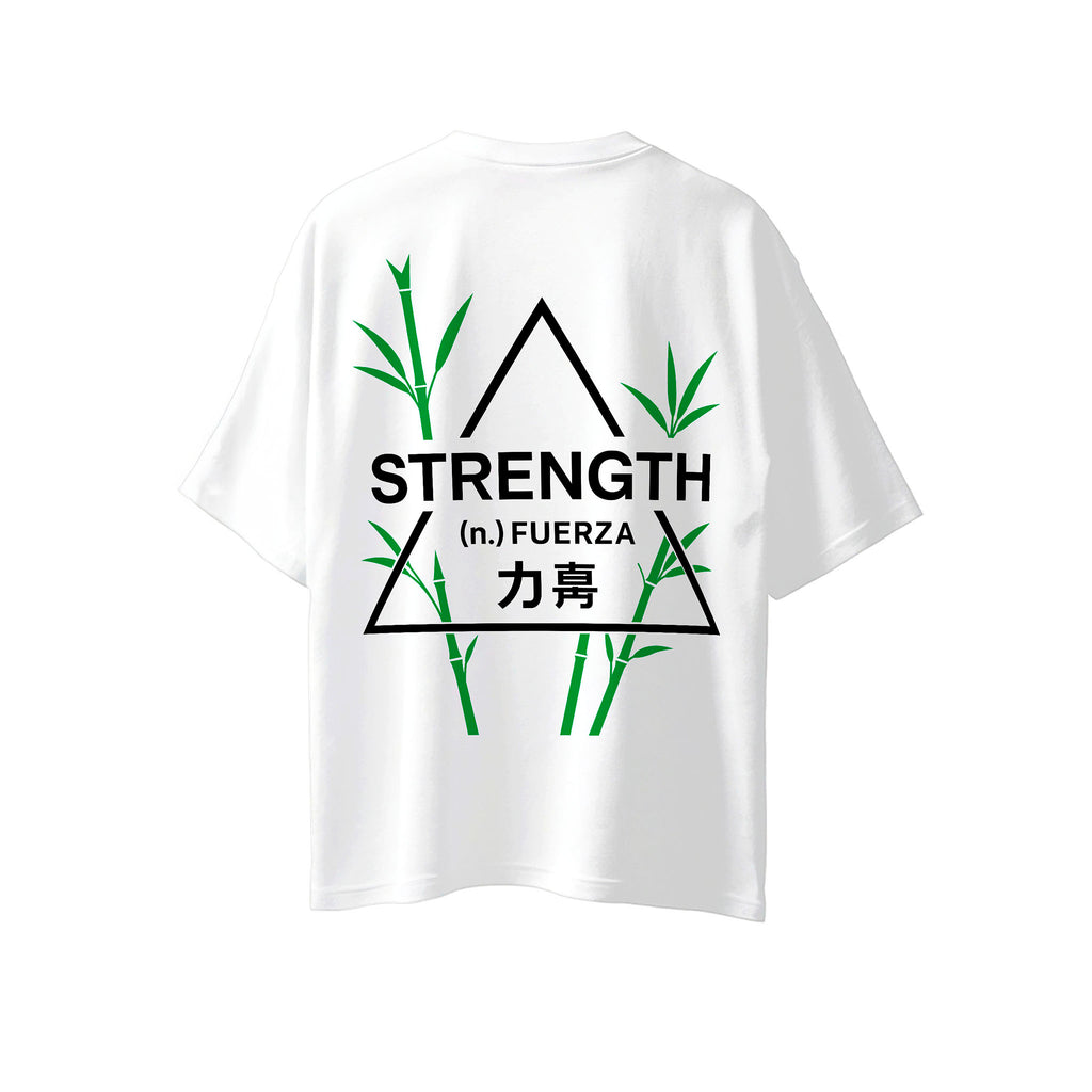 PAND∆MIND STRENGHT WHITE (OVERSIZE TEE)