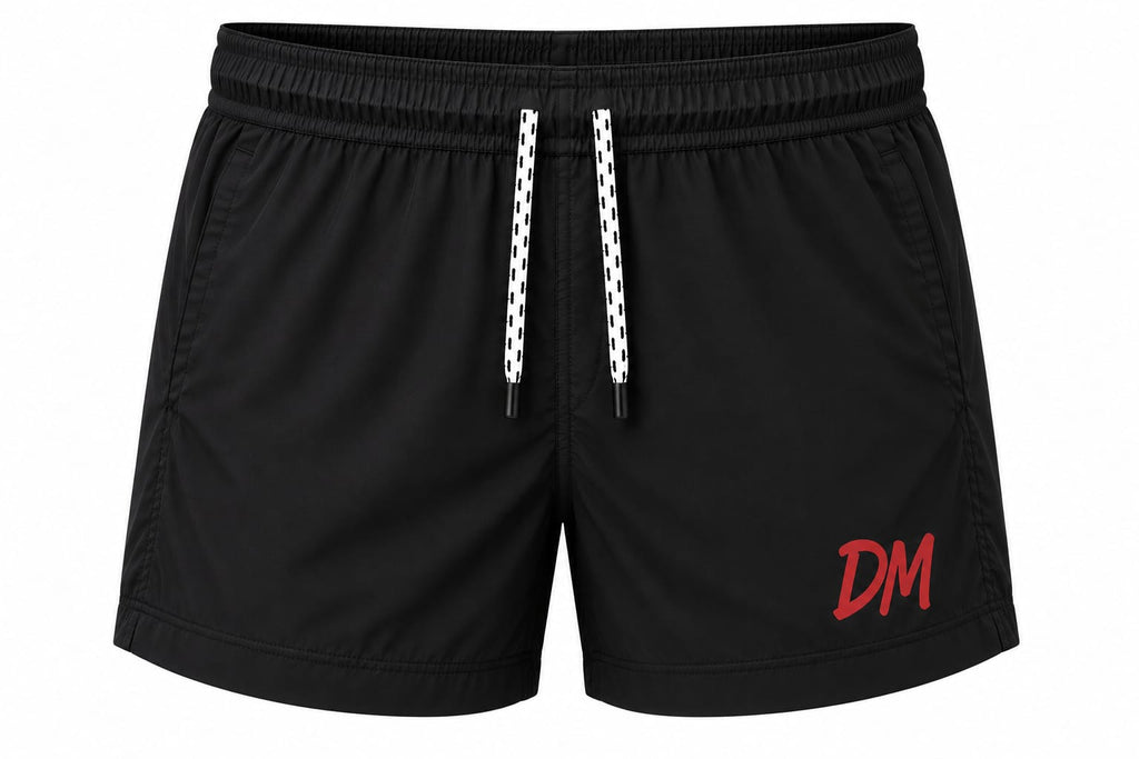 DM SHORT DARK BLACK/RED